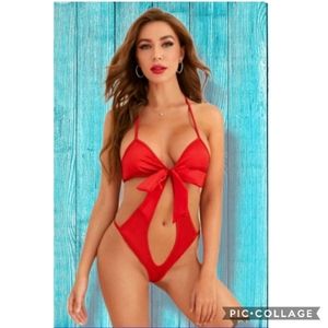 🎀LARGE RED BOW LINGERIE PIECE! ♥️👍🎀